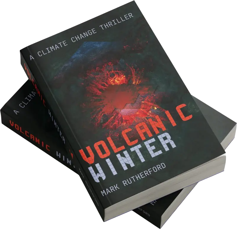 The cover of Volcanic Winter, a novel by Mark Rutherford.